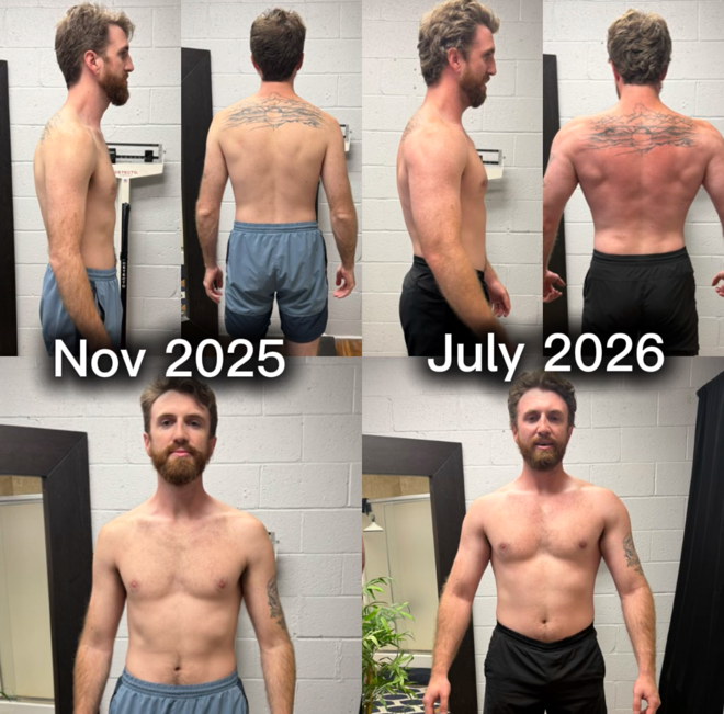 Client transformation photo