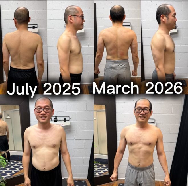 Client transformation photo